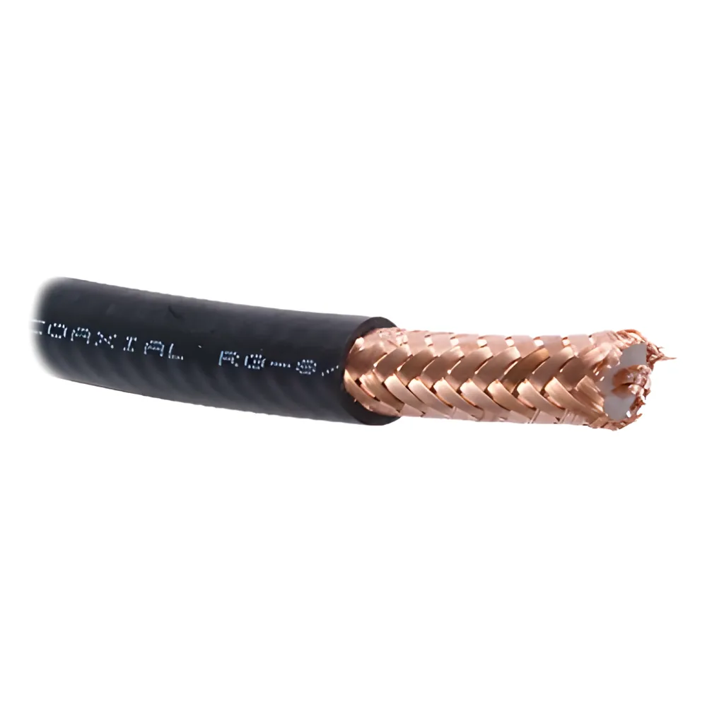 Cable Coaxial RG8, 50 OHMS, 4.1DB, 100% Cobre, Hecho en México, Retazo de 10 Metros