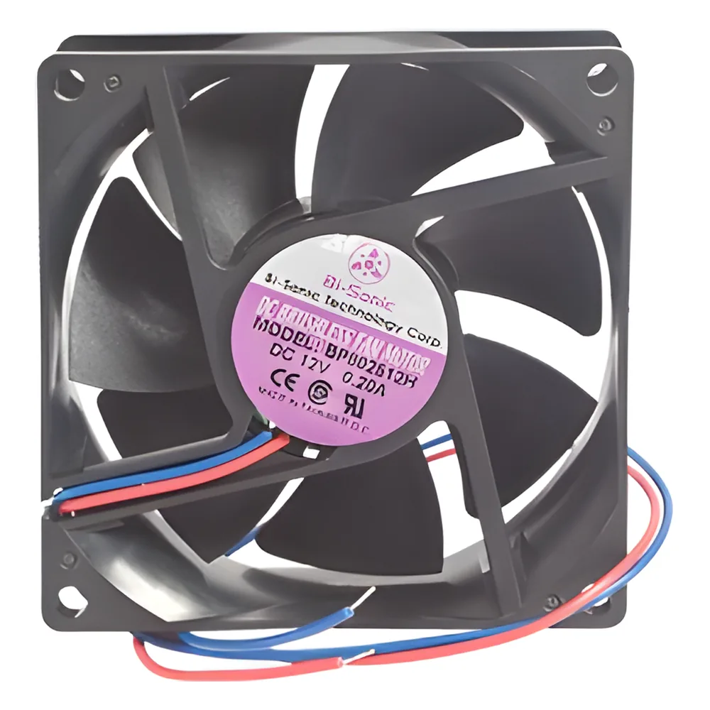 Ventilador 12 V, 200 m Amp 80 x 25 mm.