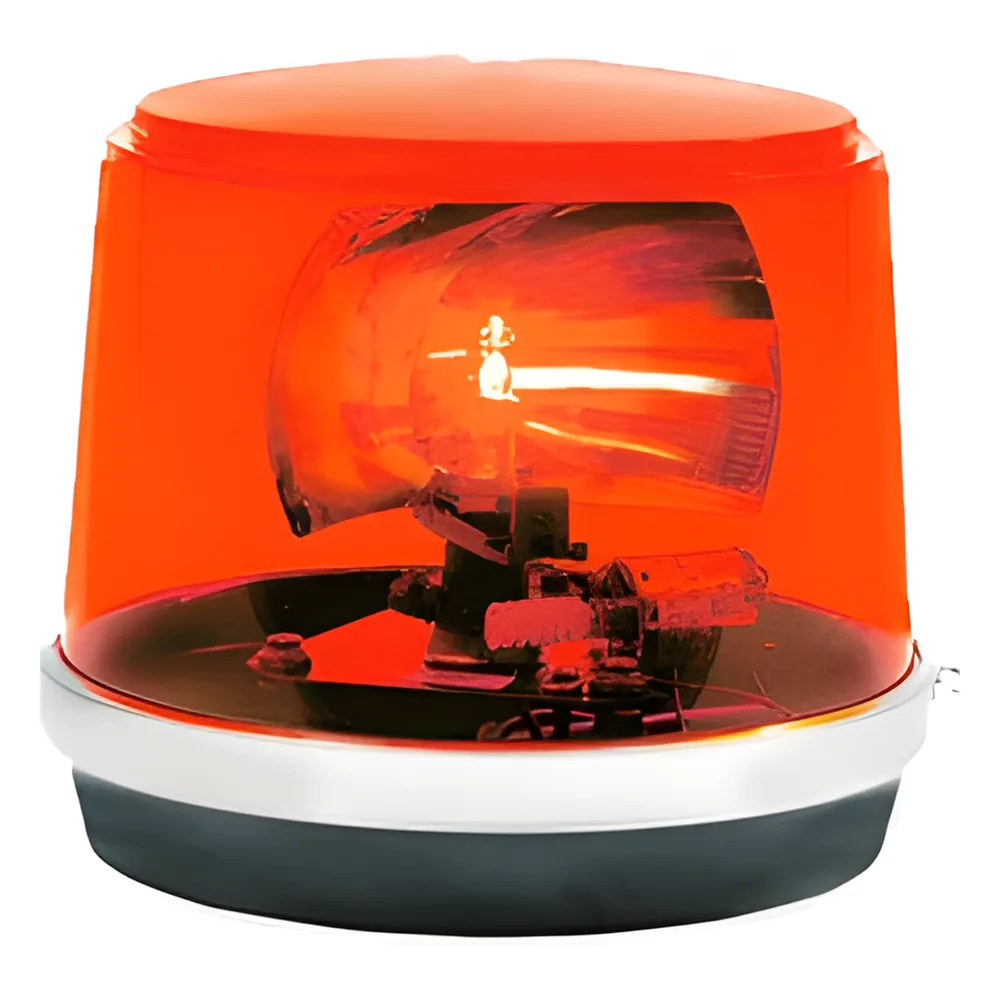 Luz giratoria roja, 95 FPM, 12 V, 55 W