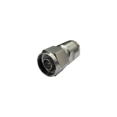 Conector N Macho de Rosca / CNT-400, 9913, RG8/U Pin Cautivo, Trimetal.