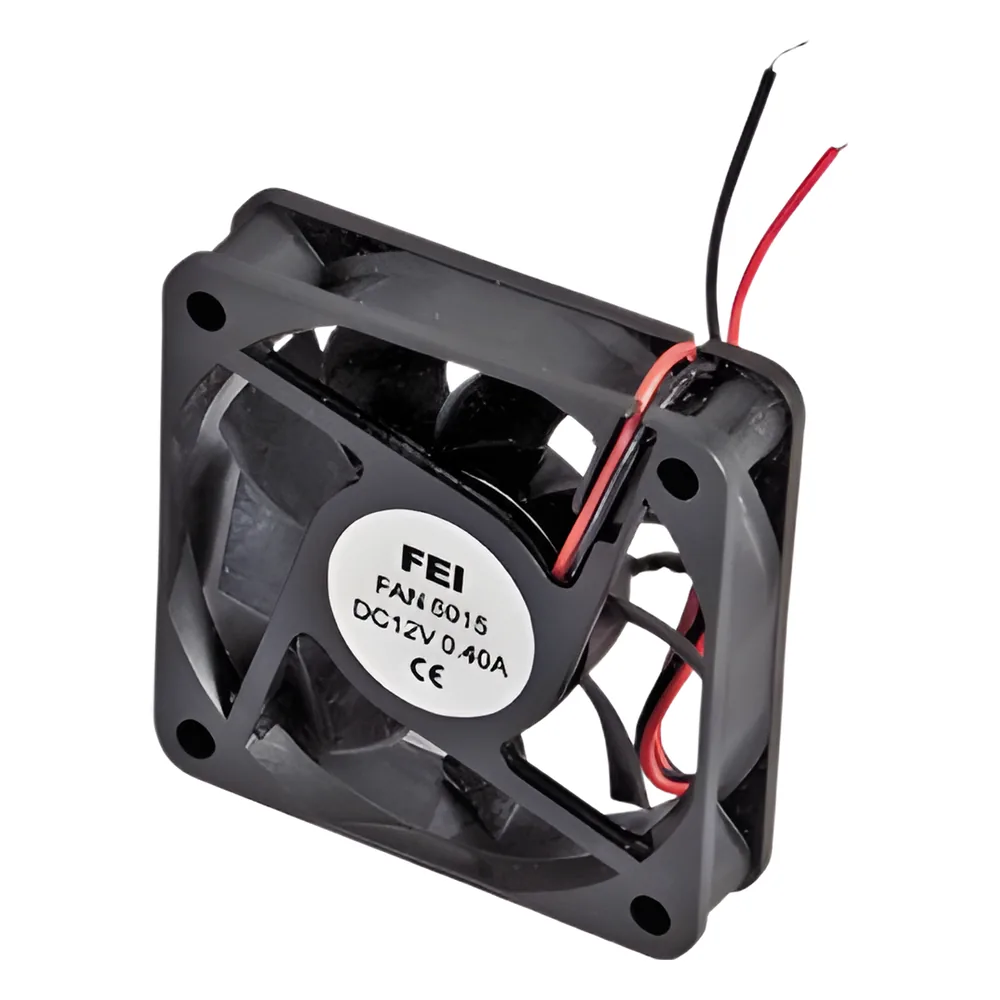 Ventilador 12 V, 180 mA (60 x 60 x 15 mm).