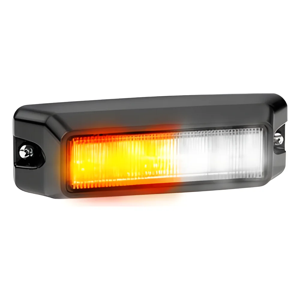 Luz auxiliar de 6 LED Ìs en color ámbar / claro con mica transparente.