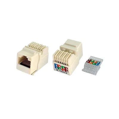 Módulo Jack Cat6 sin Herramienta (toolless) keystone para faceplate - Color Rojo