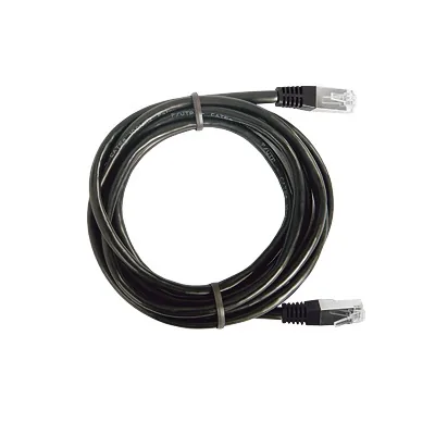 Cable de Parcheo FTP Cat6 - 1.0 Metro (3.28 Pies) - Negro