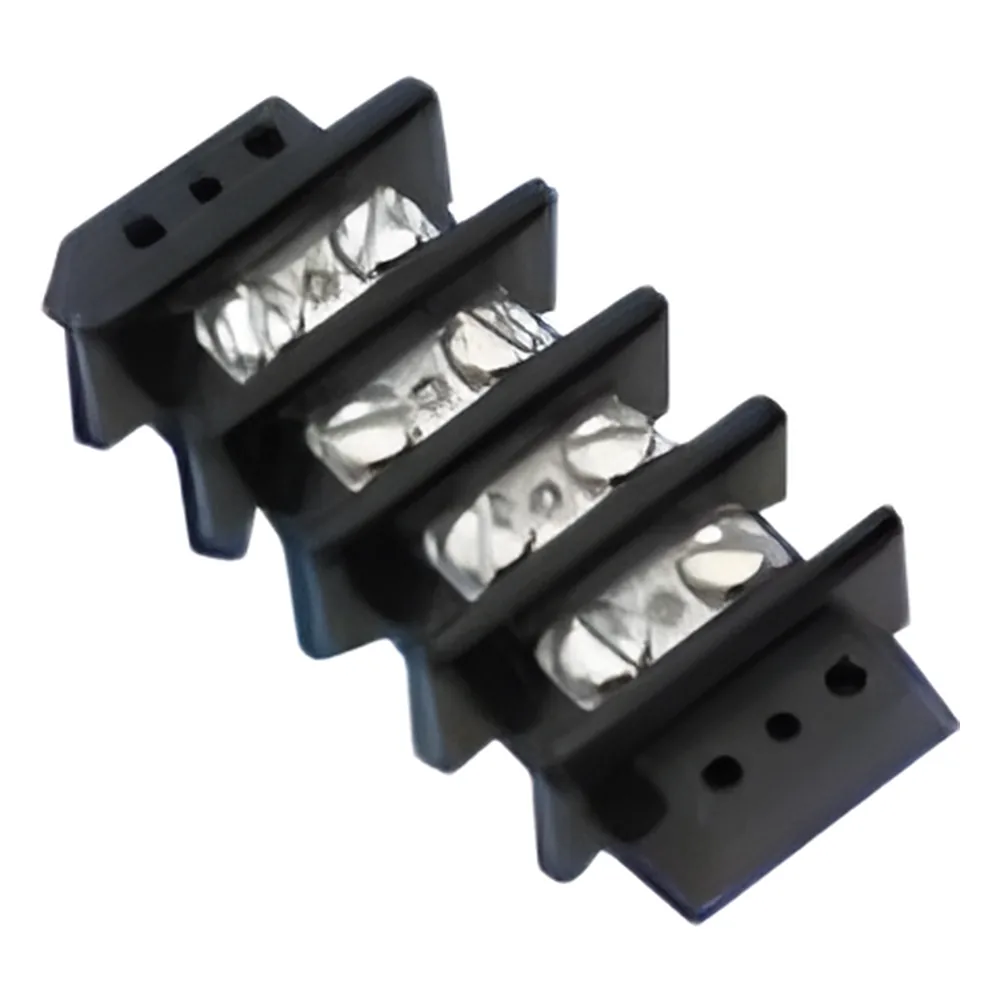 Terminal Culca Doble para 7 Contactos, 0.563 in, 30 Amp., 120 V., 10 AWG Panel.