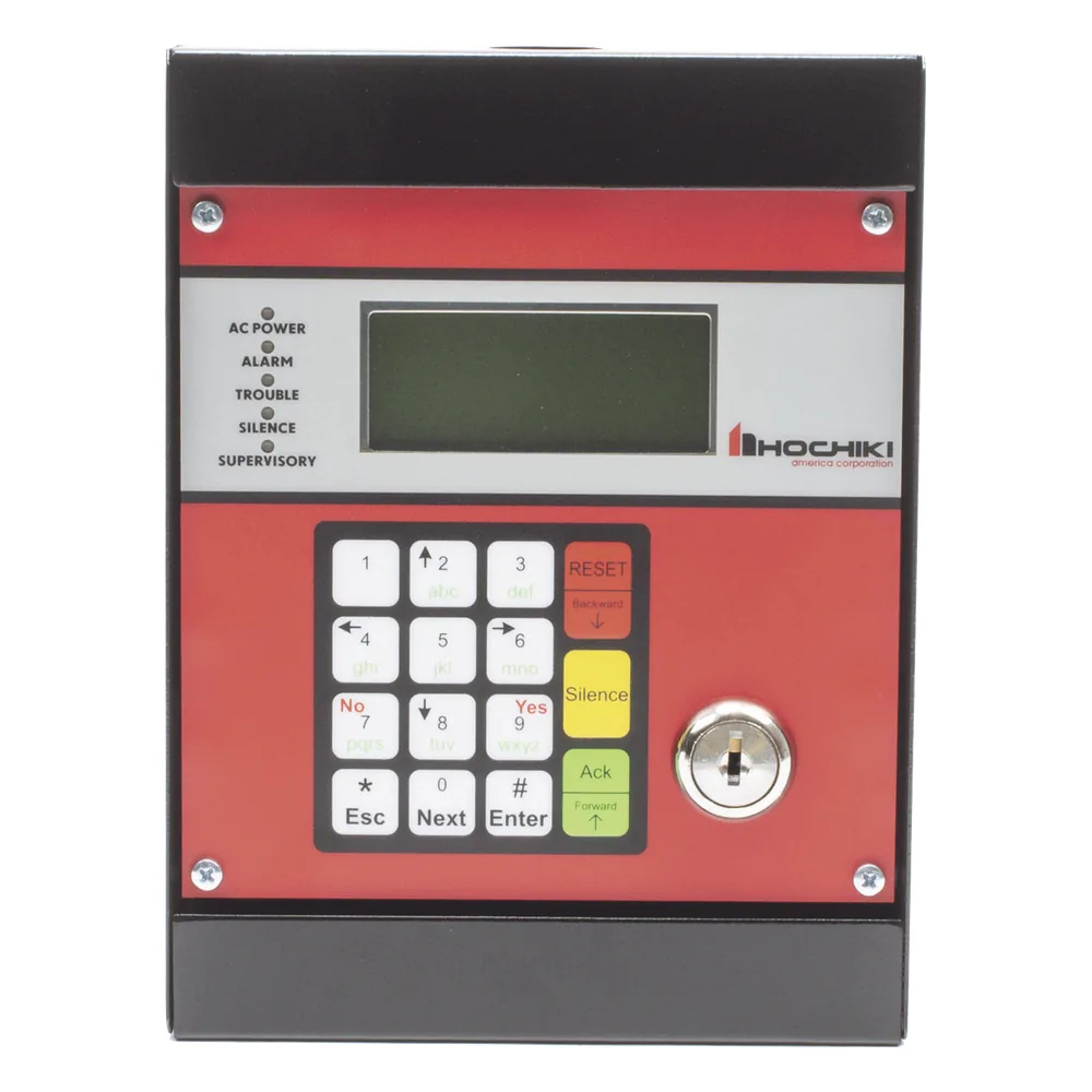 Teclado Remoto, Display de 32 Caracteres, Compatible con Paneles Hochiki Serie HCA (0100-09670)