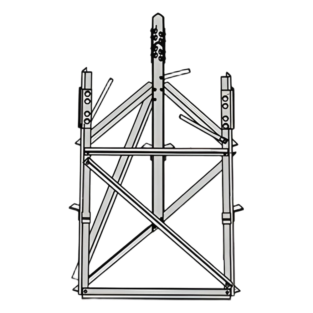 Base corta para sección 9 para Torres Autosoportadas RSL.