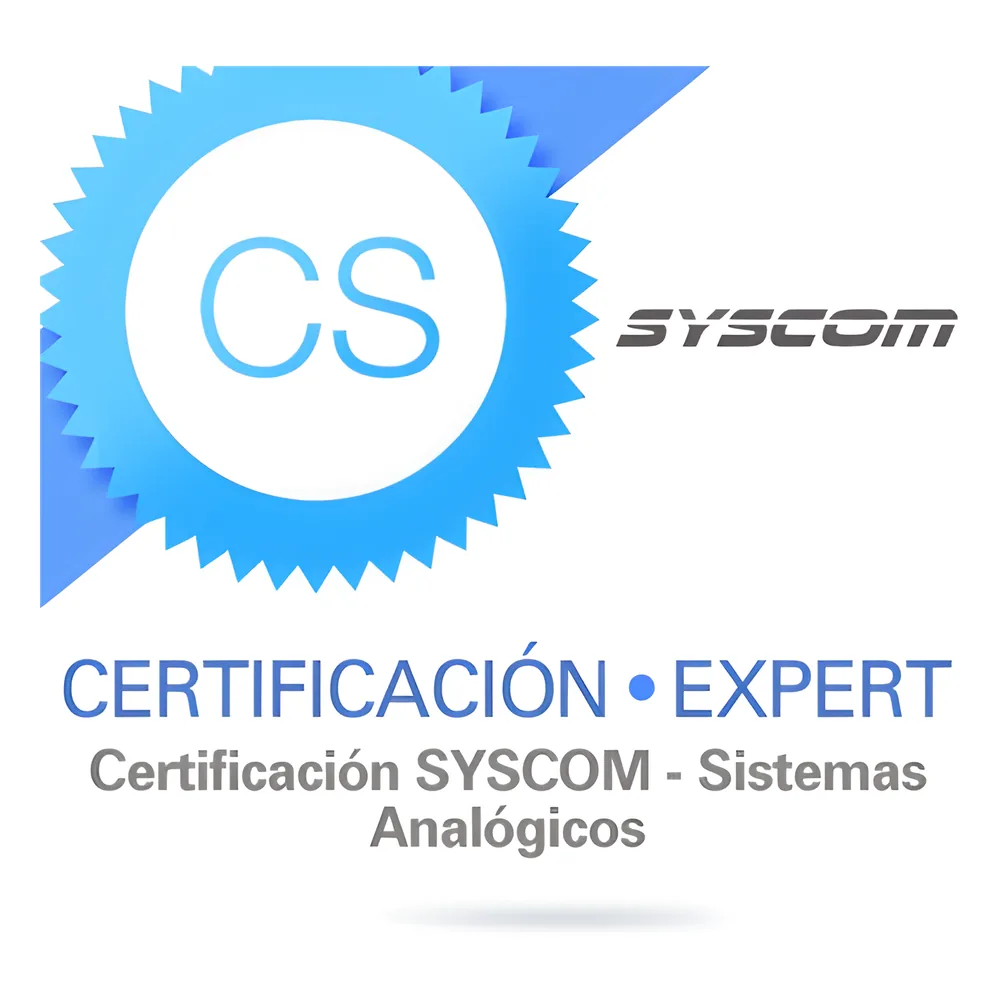 Certificación SYSCOM. Sistemas Analógicos.