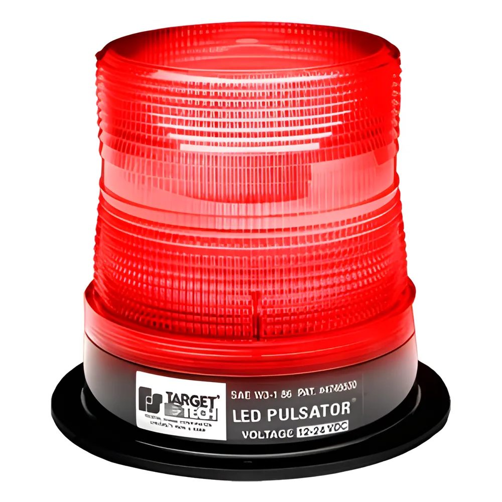 Burbuja PULSATOR LED clase 2 color rojo, montaje permanente