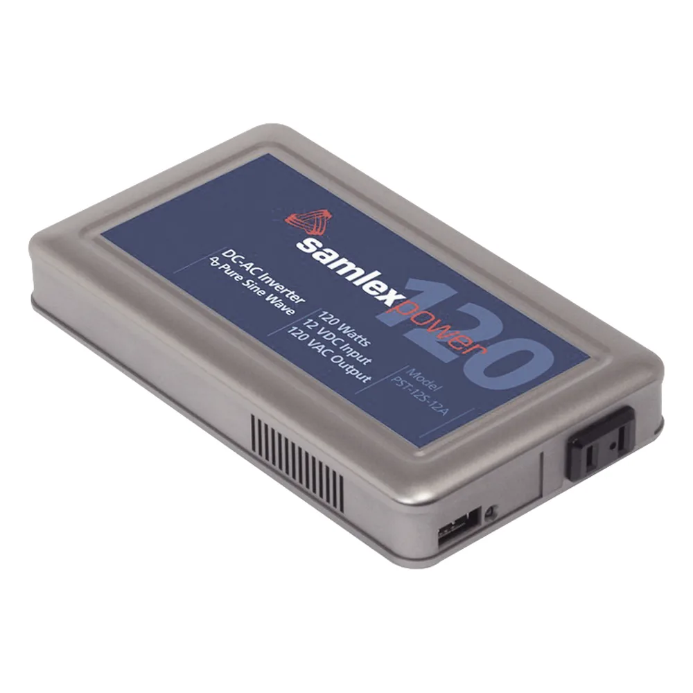 Inversor de corriente 120W, Ent: 12 Vcc, Sal: 120 Vca, de Uso 24/7 para Domos PTZ