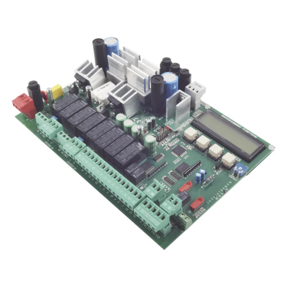 Tarjeta electronica para motores de dos hojas abatibles con decodificación radio incorporada