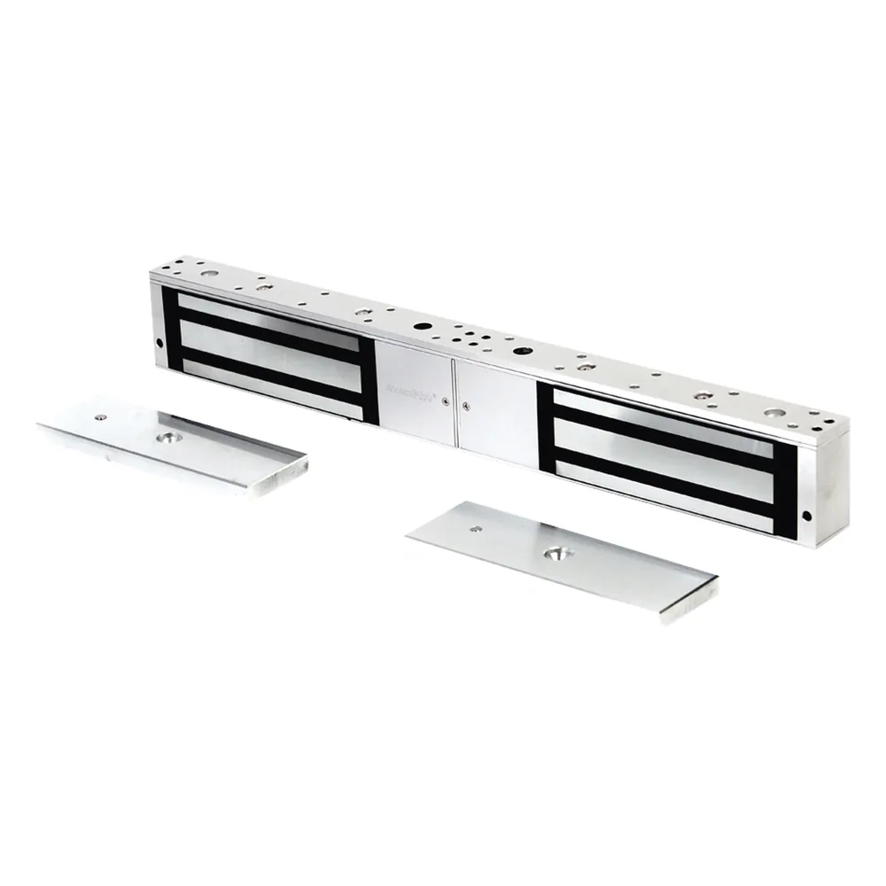 Chapa magnética de 1200 Lbs /Para Puertas Dobles/ Interior/ LED / Sensor Bloqueo