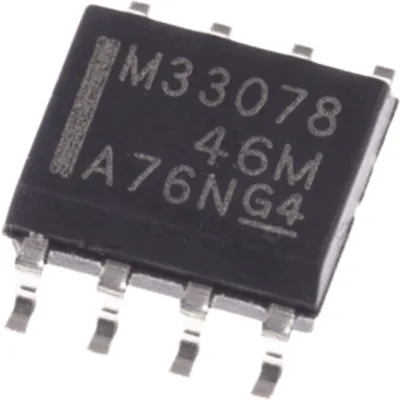 Circuito Integrado MC33078, Dual OP-AMP, Bajo Ruido, Alta Velocidad, SMD-8SOIC.