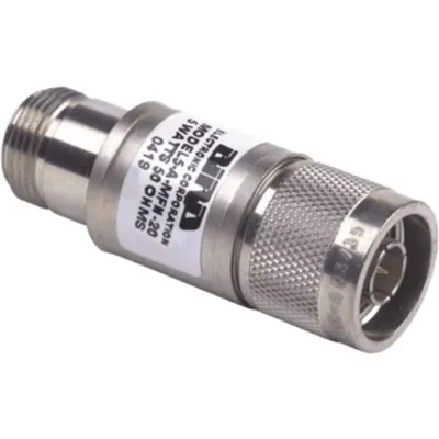 Atenuador en Línea de 30 dB, 5 W. Máximo, CD-4 GHz, Conectores N Macho-Hembra.