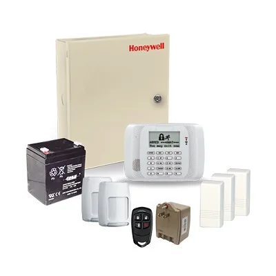 Kit de alarma inalámbrica con panel de intrusión, teclado receptor RF, sensores y control remoto