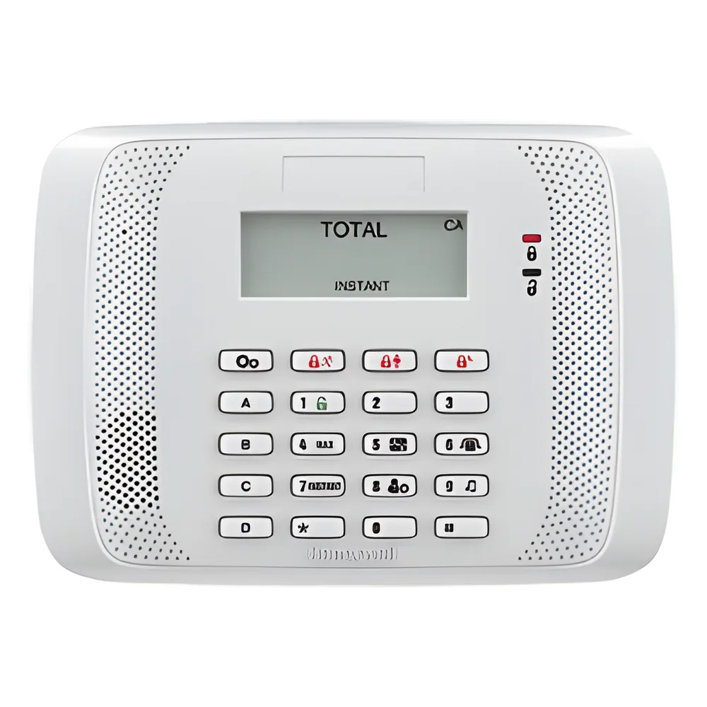 Teclado direccionable de palabras fijas con teclas retroiluminadas y 4 teclas de función programables para paneles VISTA