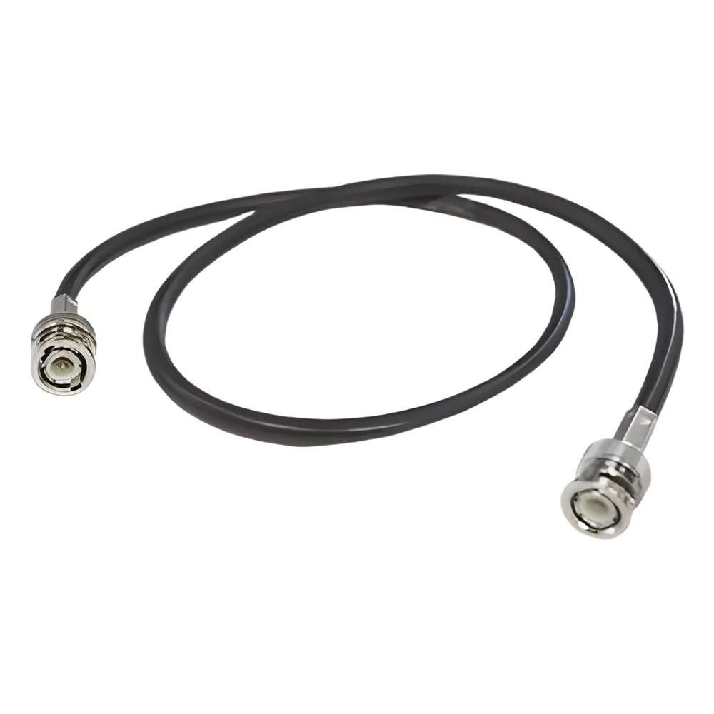 Cable Micro-Coaxial Armado con conector BNC-BNC de 1.5m de longitud.
