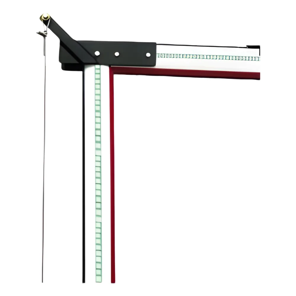 Articulación para mástil con iluminación LED para Barrera KXBGGALED izquierda.