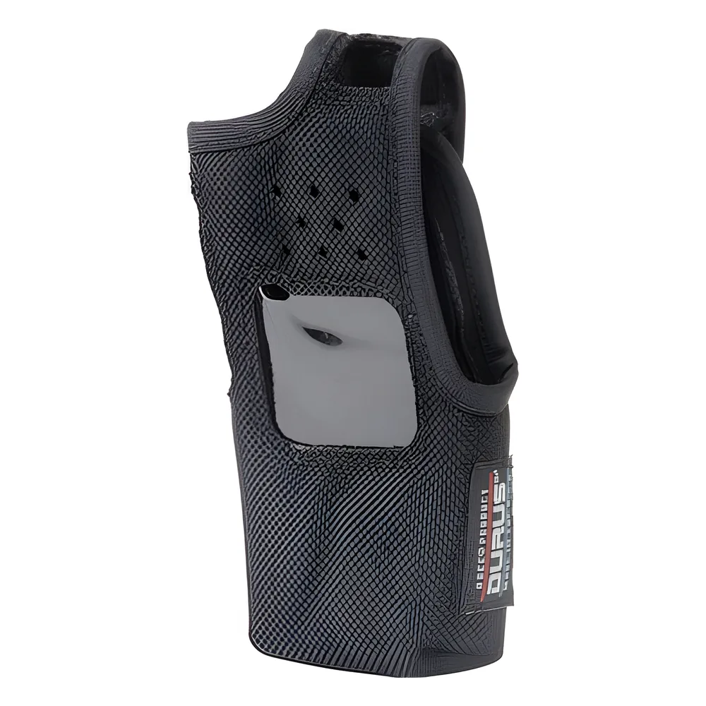 Funda de Nylon, lazo-cinto, capuchón auto-adherible / botones y visor frontal / IC-F3021, IC-F3031, IC-F3230.