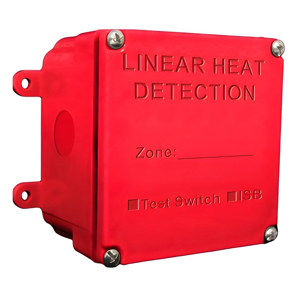 Caja de Empalme para Cable Detector de Calor / SafeCable LHD / Polímeros Térmicos Avanzados / Conductores Tri-Metálicos / -20°C a 60°C / Clase 1 Div.2 / Safe Fire Detection