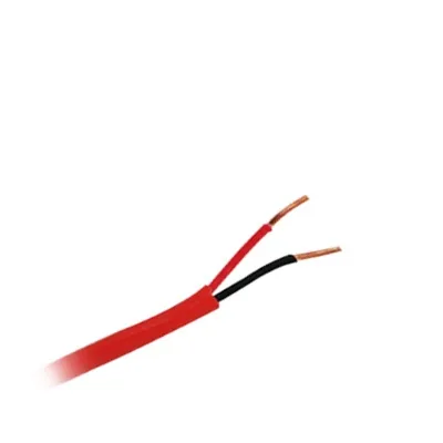 Carrete de Alambre 305 Metros (1000 Pies) / 2x16 AWG / Riser / Color Rojo / Tipo FPLR, CL3R, (UL) FT4 / Para Aplicaciones en Sistemas de Detección de Incendio y Sistemas de Evacuación