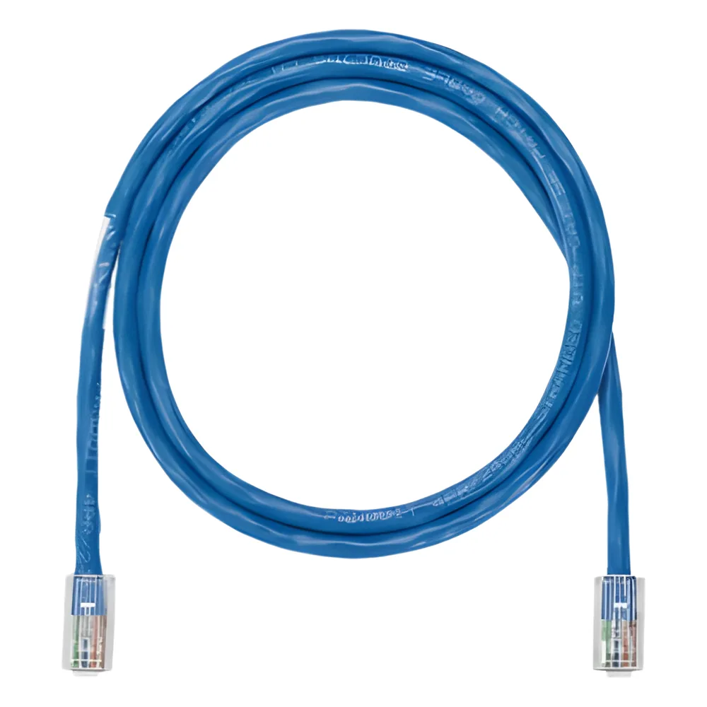 Cable de Parcheo UTP Categoría 5e, con Plug Modular en Cada Extremo - 4.3 Metros (14.11 Pies) - Azul