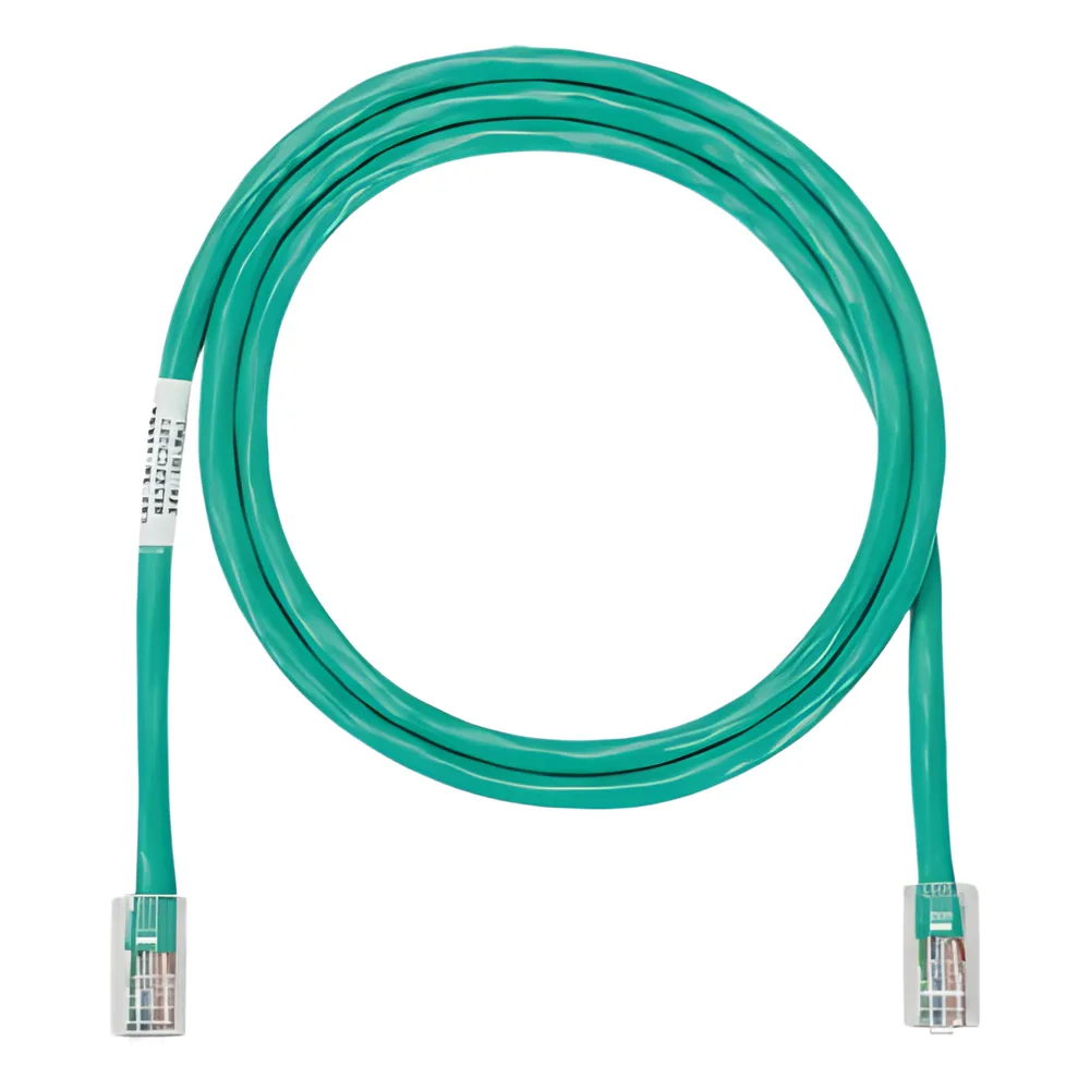Cable de parcheo UTP Categoría 5e, con plug modular en cada extremo - 2 m. - Verde