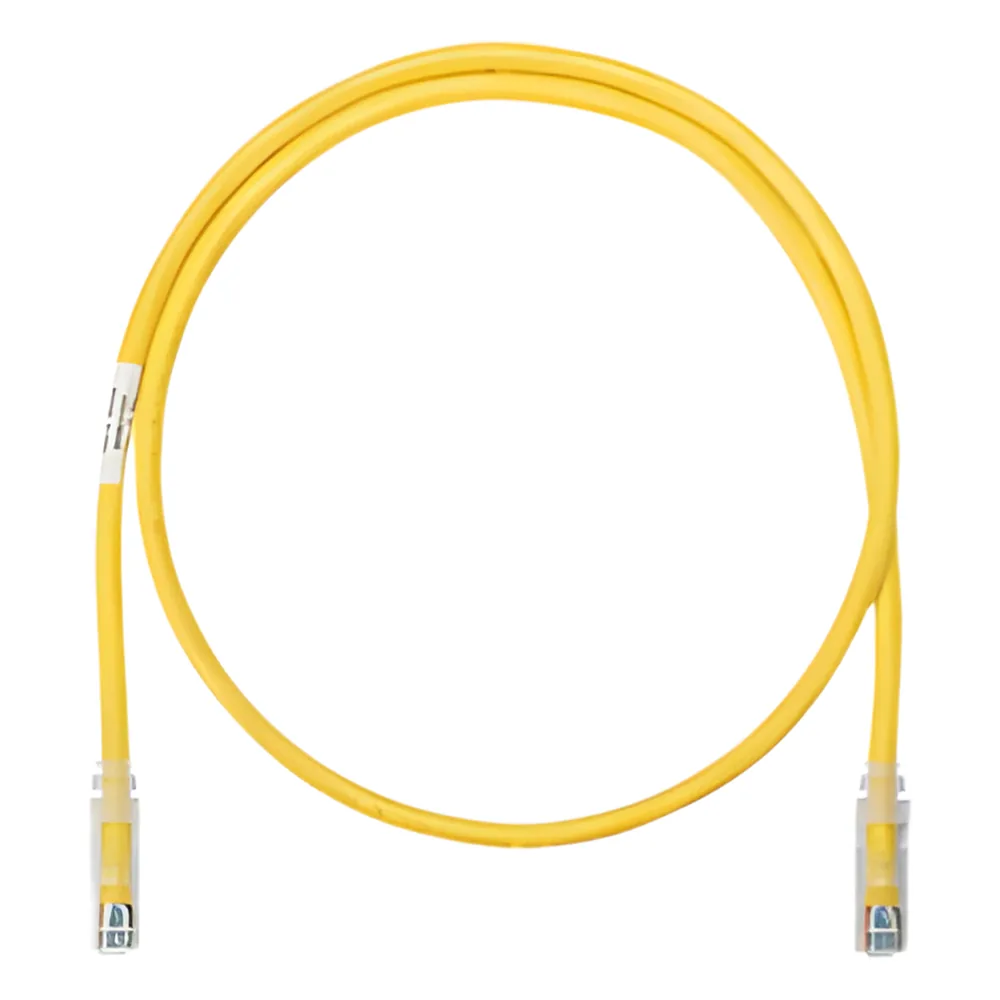 Cable de Parcheo UTP Categoría 6, con Plug Modular en Cada Extremo - 6 Metros (19.69 Pies) - Amarillo