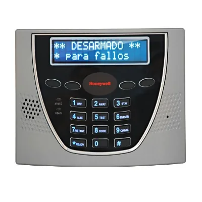 Teclado remoto alfanumérico direccionable con bocina integrada y descriptores personalizados de zona