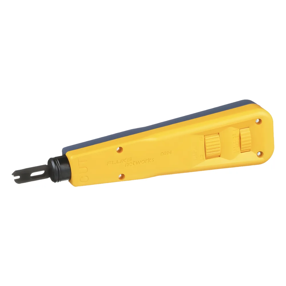 Herramienta de Impacto, con Cuchilla para Terminación de Conectores 110 IDC, Color Amarillo - Fluke Networks