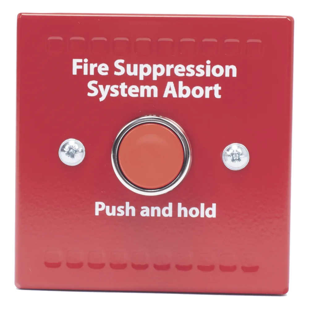 Botón De Aborto Para Panel De Supresión De Incendio HCVR-3R Serie FirePro Xtinguish (0100-16560)
