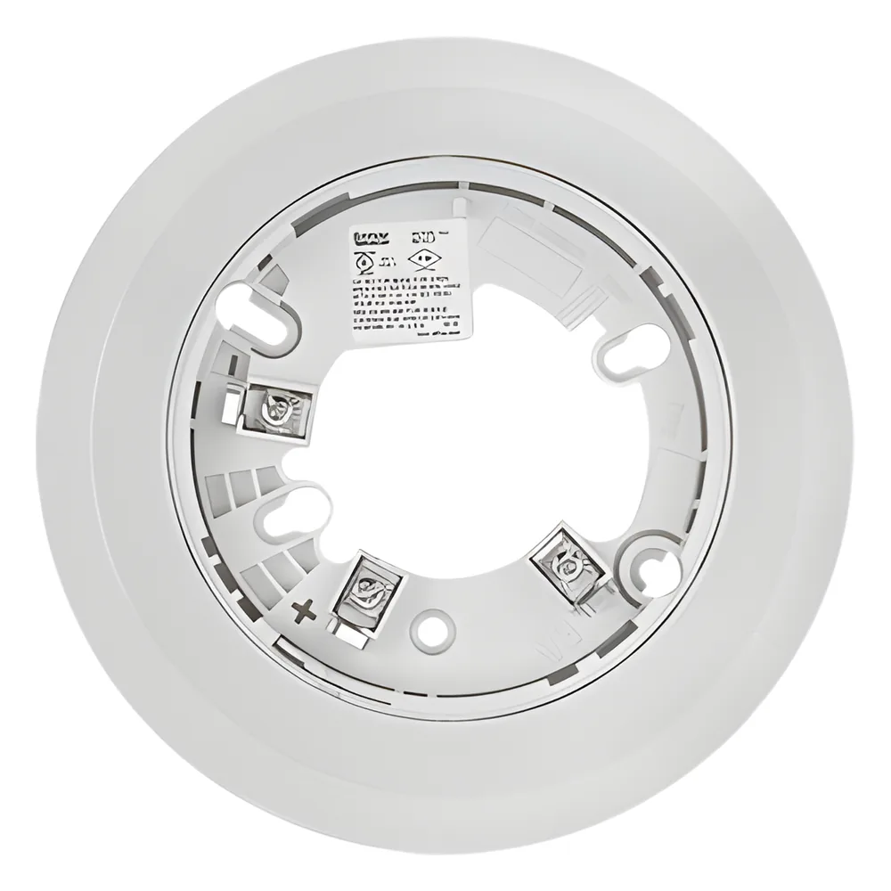 Base de 6 pulgadas para detectores IDP y SK, Color Marfil