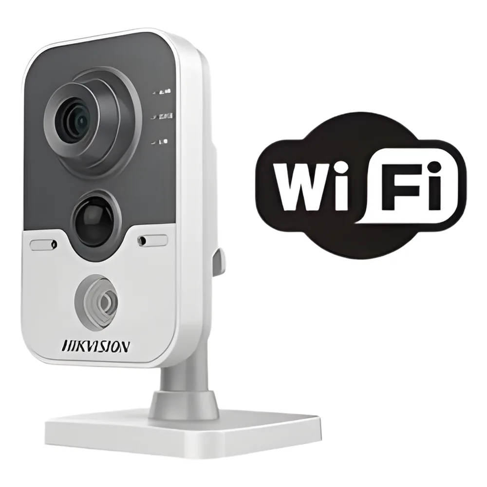 Cubo IP 2MP / Interior / WIFI / IR 10m / Sensor PIR para deteccion de movimiento / Audio de .2 vias / Hik-Connect P2P