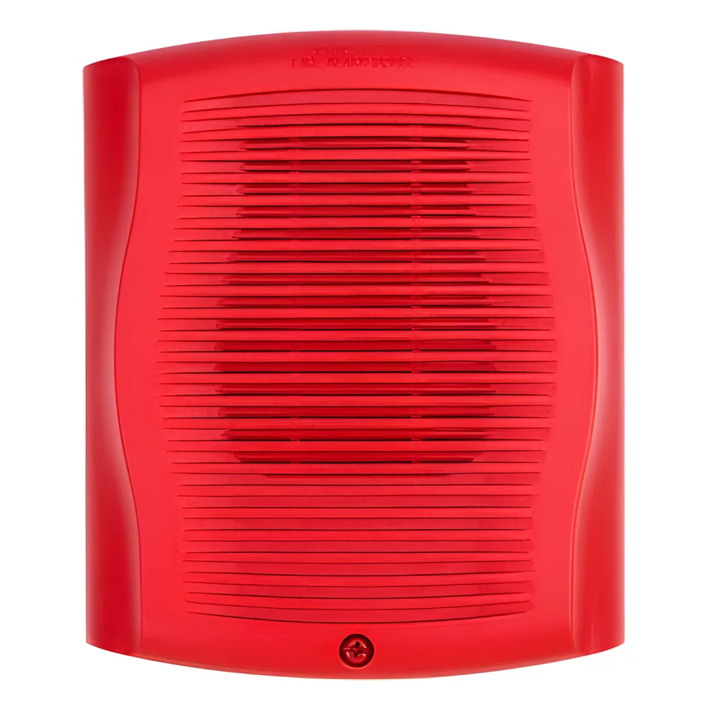 Bocina para Montaje en Pared, Color Rojo
