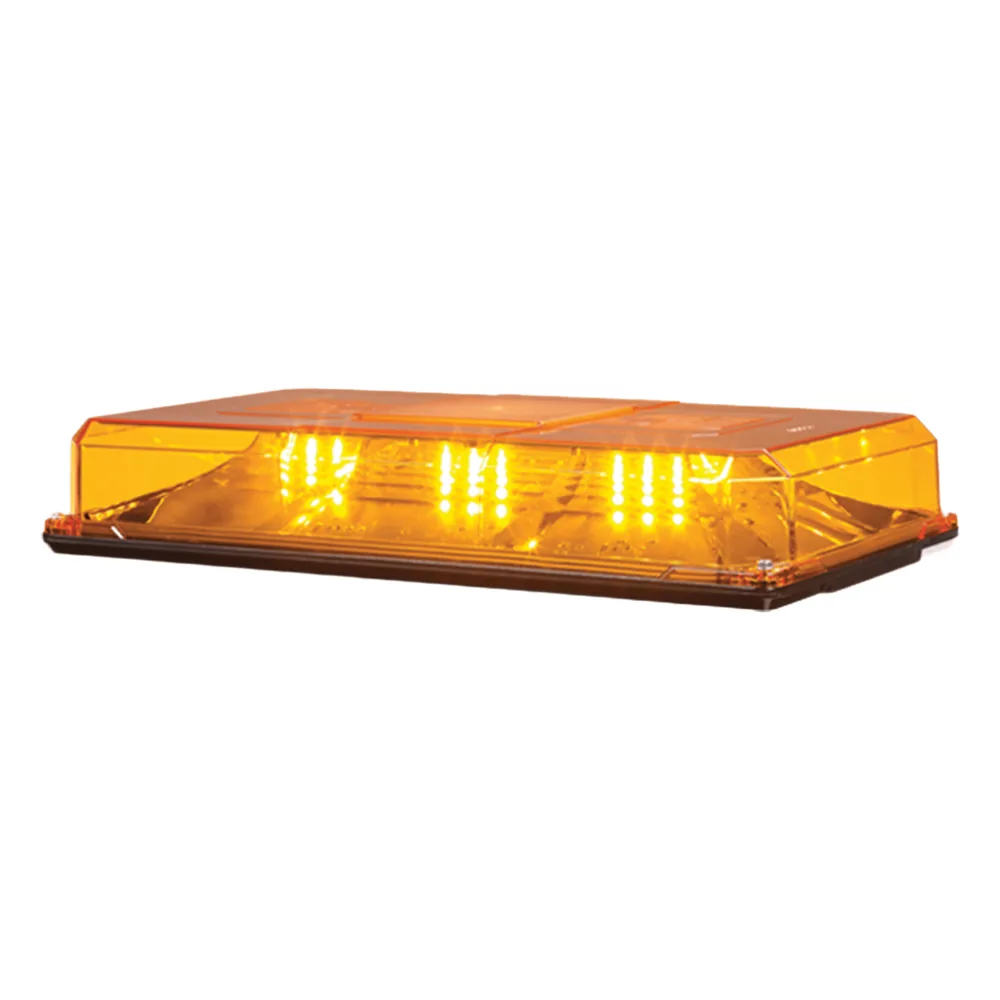 Mini barra de luces Highlighter LED, color Ámbar, Montaje Permanente, Ideal para Seguridad Privada