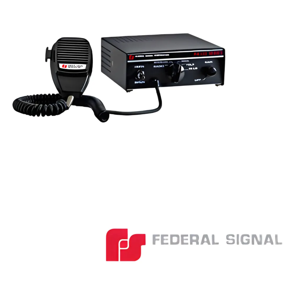 Sirena Compacta Serie PA-300 de 200 W de potencia, ideal para Vehículos Oficiales