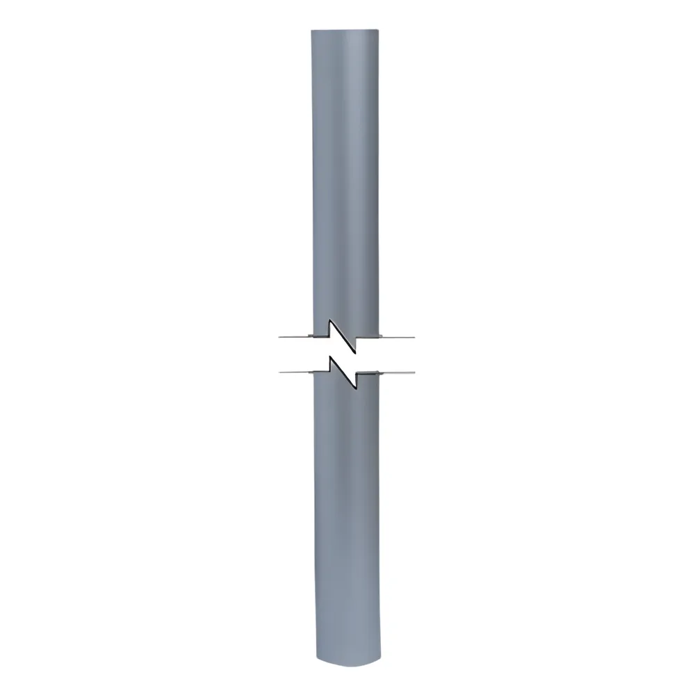 Mástil de Aluminio de 2" cal. 18 de 3 Metros de Longitud.