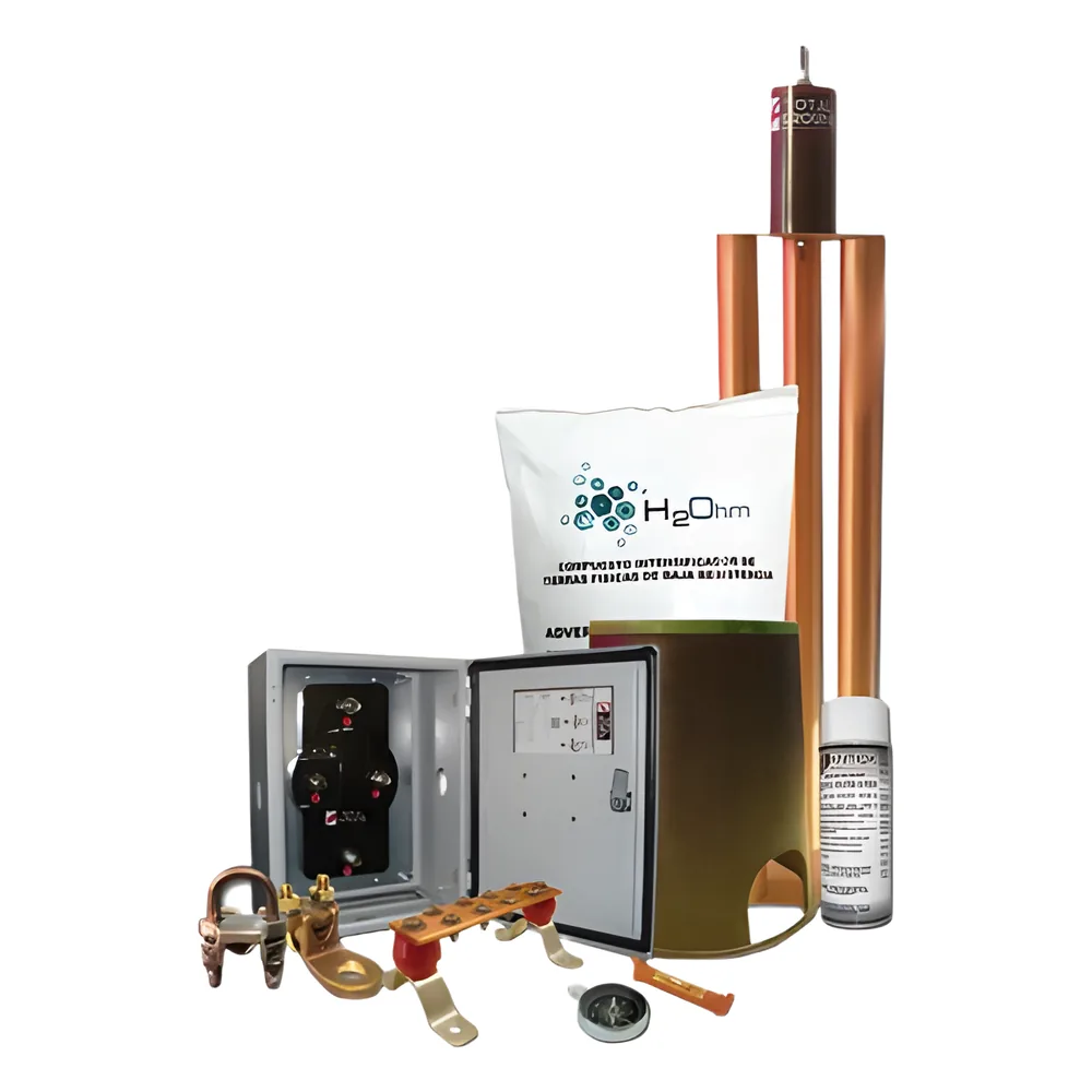Kit de Tierra Física modelo TG100K con Electrodo Magnetoactivo 67 x 17 cm, capacidad Max: 100 AMP