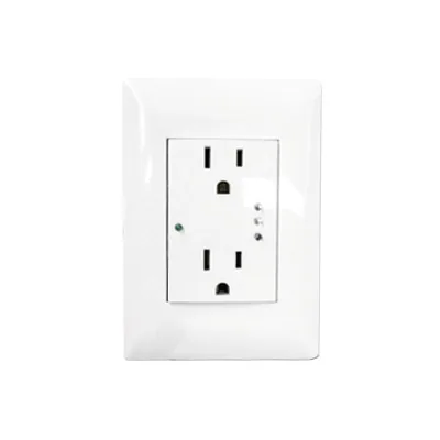 Contacto Inteligente de Pared Doble 120, 15A, con Supresor de Picos Tipo A.