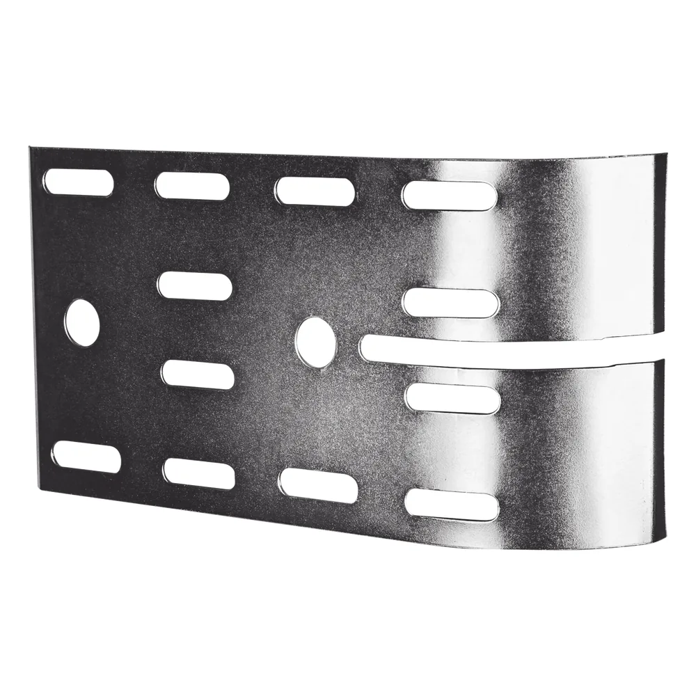 Bajada para cable ranurada 95 x 190 mm con acabado Electro Zinc