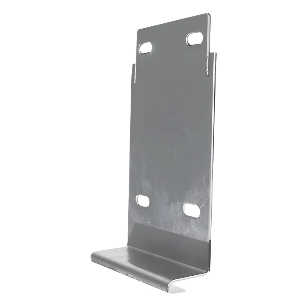 Placa salida a tubo automática vertical de 33mm, con acabado Electro Zinc