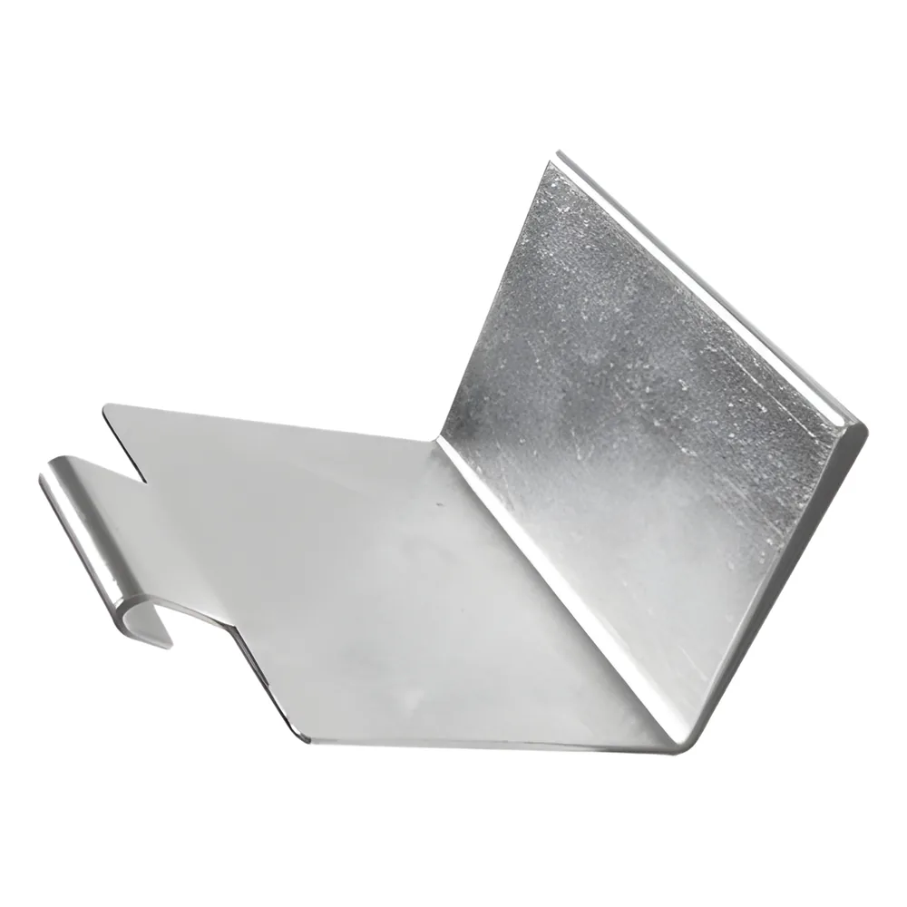 Placa Terminal de 300mm, con acabado Electro Zinc