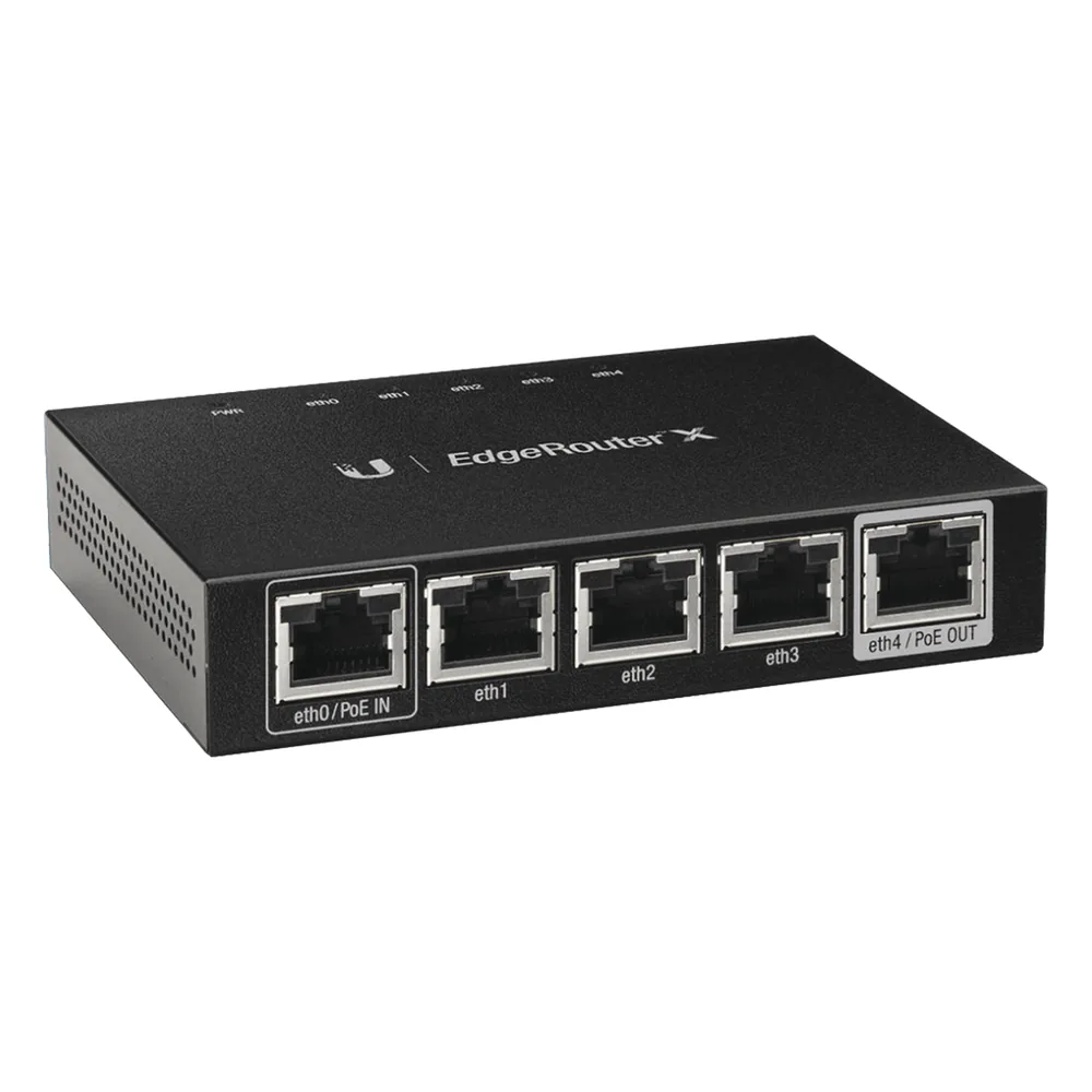 EdgeRouter X de 5 puertos Gigabit con funciones avanzadas de ruteo