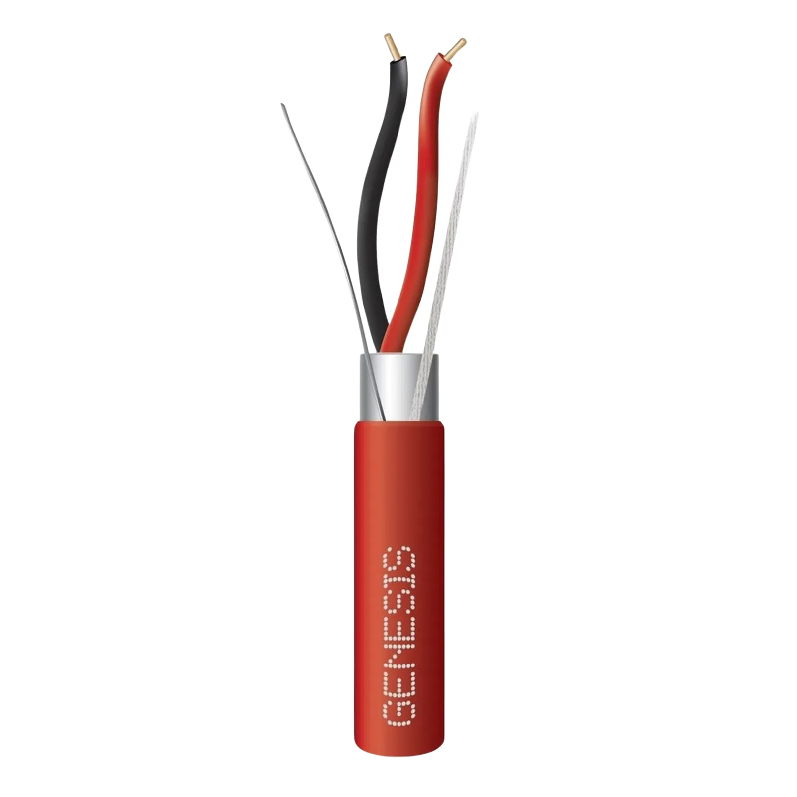 Carrete de Alambre 305 Metros (1000 Pies) / 2x16 AWG Blindado / PLENUM / Para Alarmas de Incendio