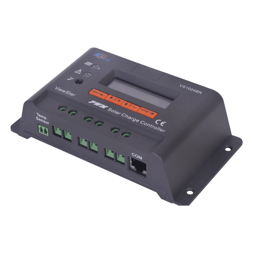 Controlador Solar de Carga y Descarga PWM 12/24V 10A con Display, Parámetros Configurables