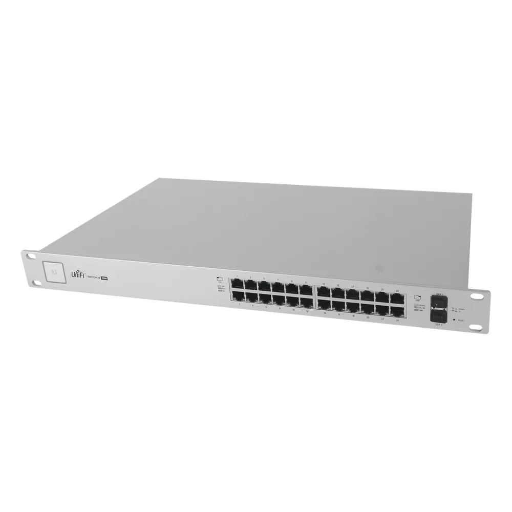 Switch administrable UniFi de 24 puertos, 250 Watts