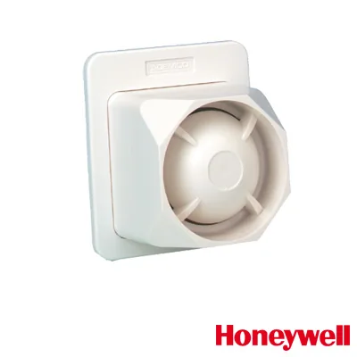 Sirena autónoma de dos tonos para interior y exterior, 25 W, 119 dB, resistente al agua y rayos UV