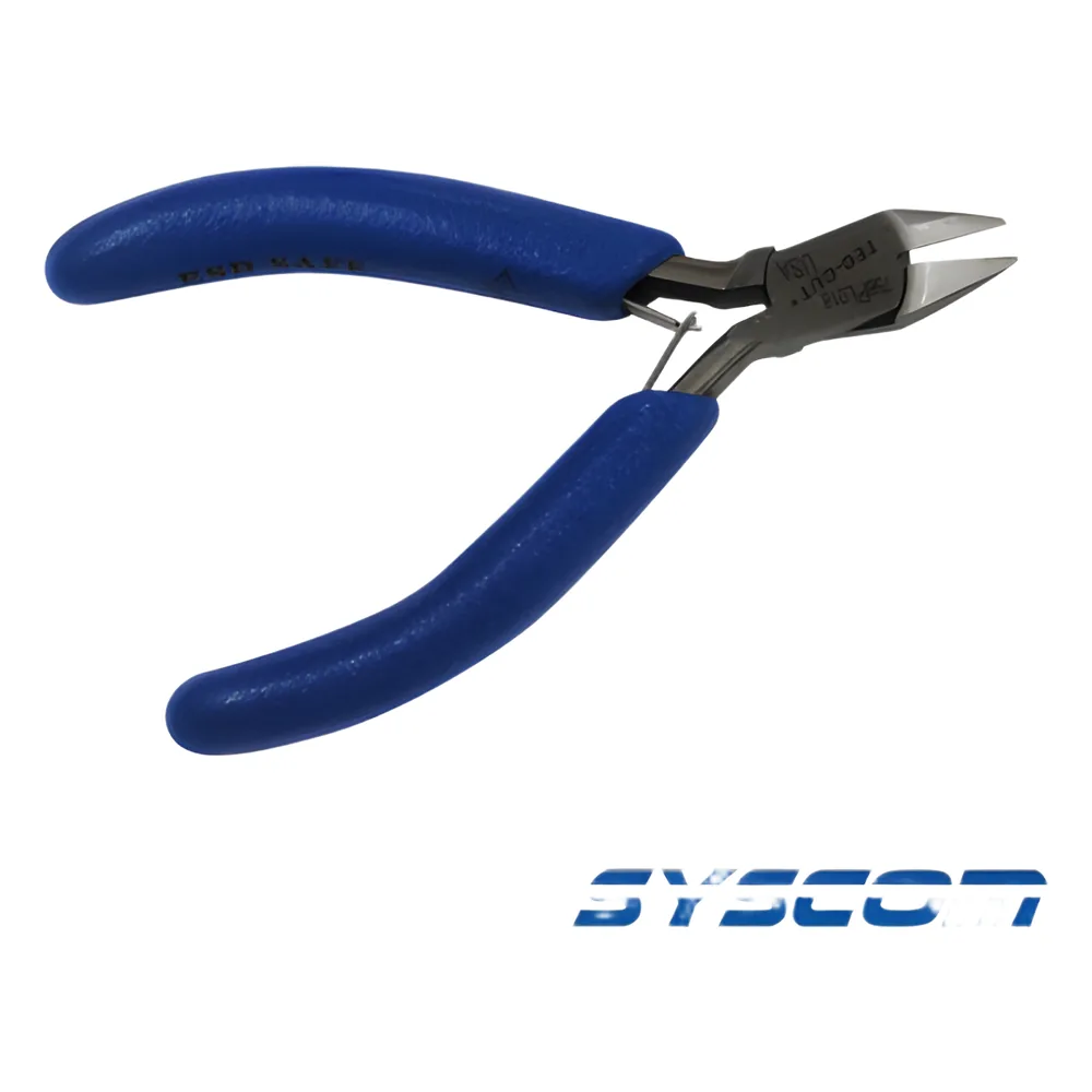 Pinza de corte fino frontal al raz templada 4-1/4"