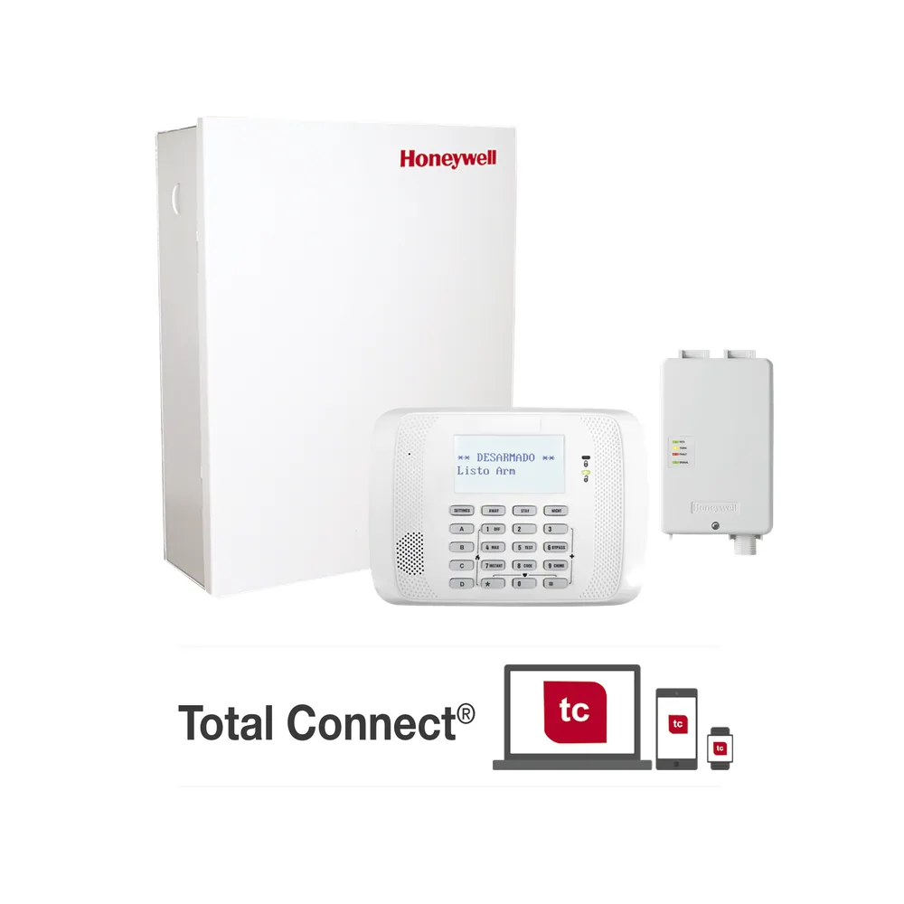 Kit de alarma con panel Vista-48LA, teclado alfanumérico, receptor inalámbrico y comunicador celular LTE