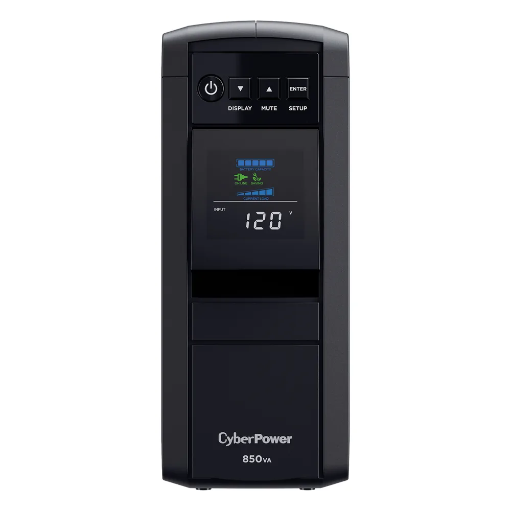 UPS de 850 VA/510 W, Topología Línea Interactiva, Entrada 120 Vca NEMA 5-15P, Onda Senoidal Pura, Tipo Torre, Con 10 Tomas NEMA 5-15R